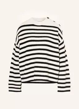 Свитер мщкарина MSCH COPENHAGEN, белый/черный