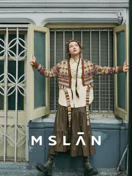 Свитер Mslan Christmas Fair Isle вязаный