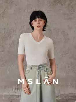 Свитер Mslan Yunduo утягивающий, черный