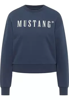 Свитер MUSTANG Sweatshirt, темно-синий