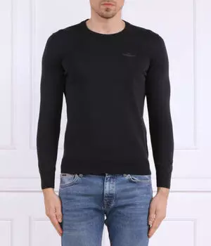 Свитер мужской Aeronautica Militare Regular Fit, черный