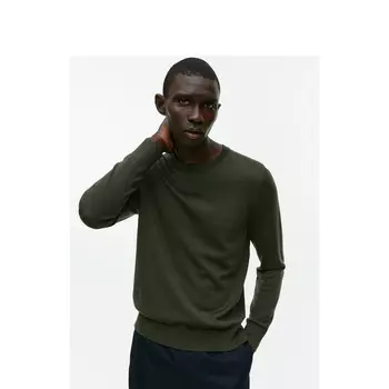 Свитер мужской Arket вязаный, темно-зеленый