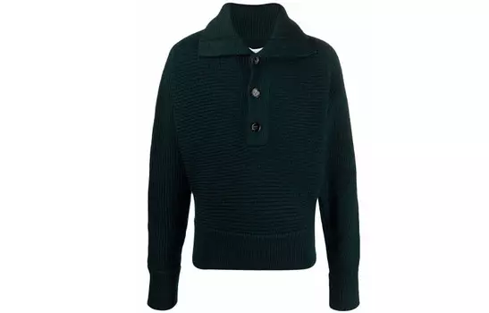 Свитер мужской армейский зеленый Bottega Veneta, зеленый