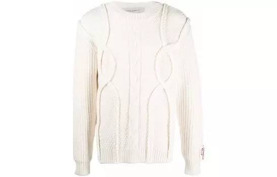 Свитер мужской белый Golden Goose, белый