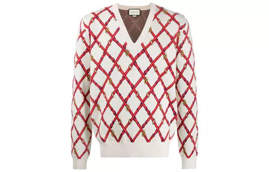 Свитер мужской белый Gucci, белый