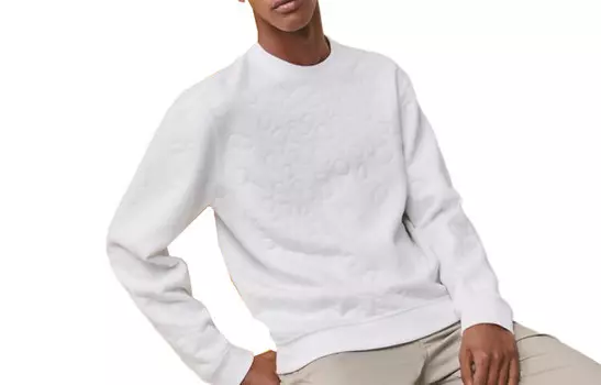 Свитер мужской белый Hermes, белый