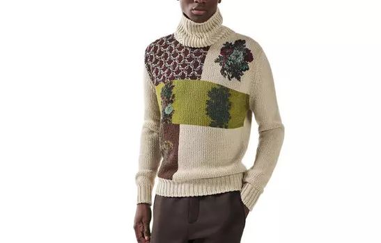 Свитер мужской бежевый Hermes, бежевый