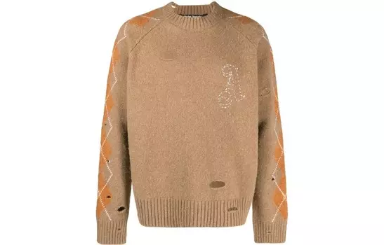 Свитер мужской бежевый Palm Angels, бежевый