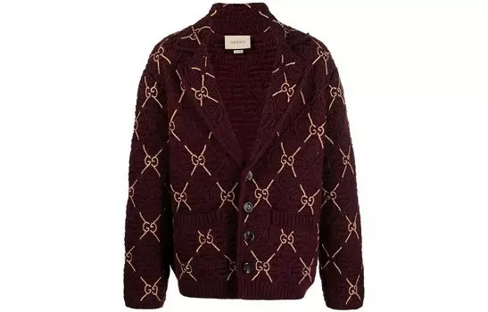 Свитер мужской бордовый Gucci, цвет Burgundy