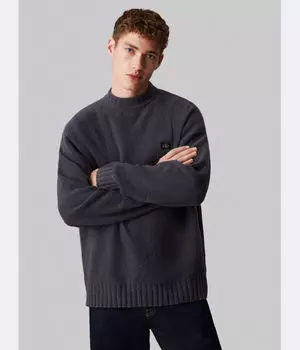 Свитер мужской Calvin Klein Jeans свободной посадки, синий