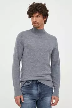 Свитер мужской Calvin Klein шерстяной, серый