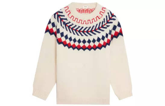 Свитер мужской Celine, кремовый