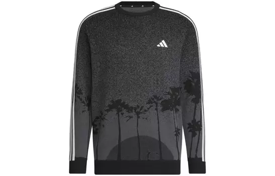 Свитер мужской черный Adidas, черный