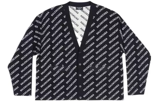 Свитер мужской черный Balenciaga, черный