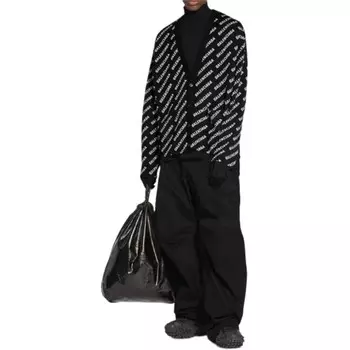 Свитер мужской черный Balenciaga, черный