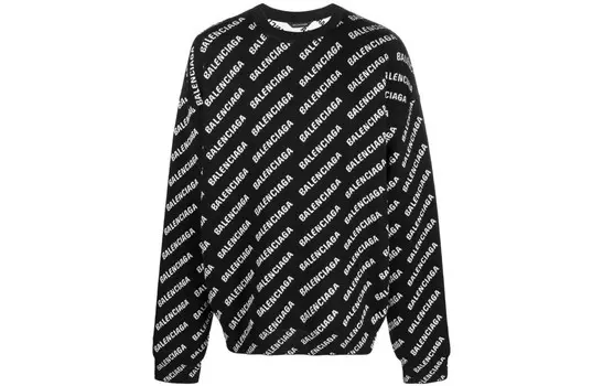 Свитер мужской черный Balenciaga, черный