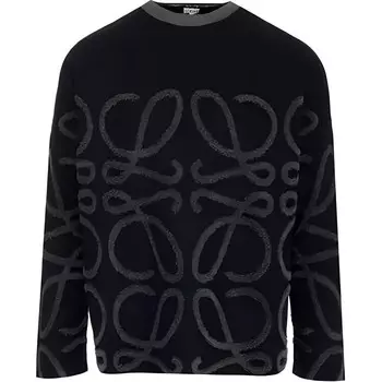 Свитер мужской черный Loewe, черный