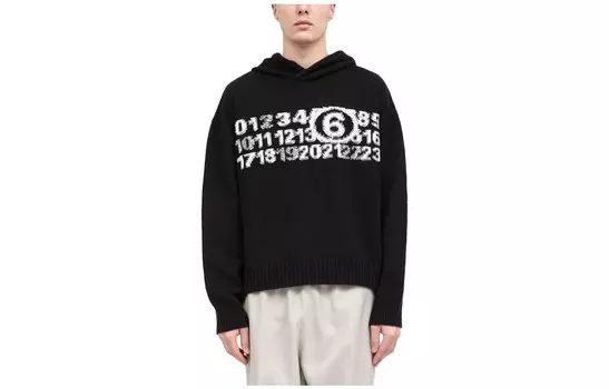 Свитер мужской черный Mm6 Maison Margiela, черный