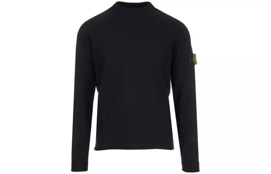 Свитер мужской черный Stone Island, черный