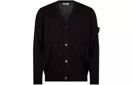 Свитер мужской черный Stone Island, черный