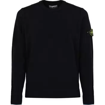 Свитер мужской черный Stone Island, черный