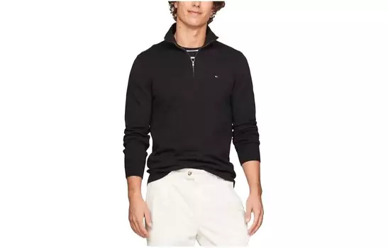 Свитер мужской черный Tommy Hilfiger, черный