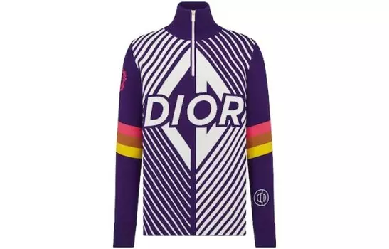 Свитер мужской фуксия Dior, фуксия