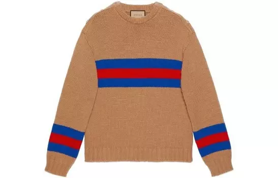 Свитер мужской Gucci Striped, бежевый