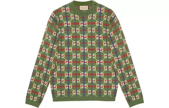 Свитер мужской Gucci, зеленый
