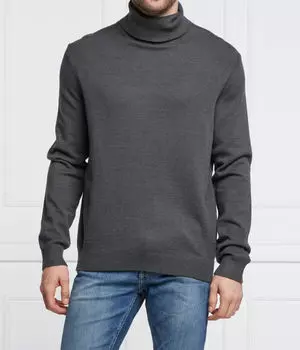 Свитер мужской Guess Jeans Лиам из вискозы однотонный, черный