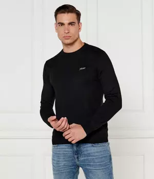 Свитер мужской Guess Jeans однотонный, черный