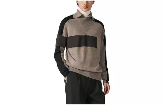 Свитер мужской Hermes, коричневый