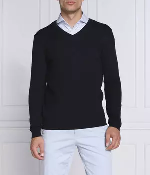 Свитер мужской Hugo шерстяной , синий