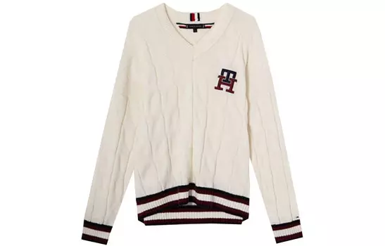 Свитер мужской Ivory White Tommy Hilfiger, белый