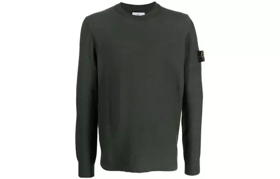 Свитер мужской кислотно-желтый Stone Island, желтый