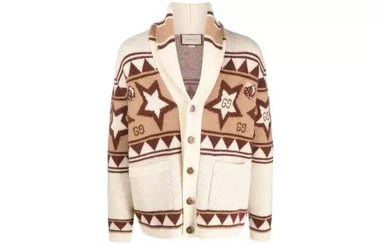 Свитер мужской коричневый Gucci, коричневый