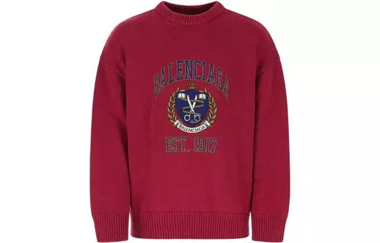 Свитер мужской красный Balenciaga, красный