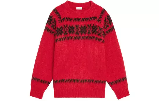 Свитер мужской красный Celine, красный