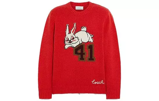 Свитер мужской красный Coach, красный