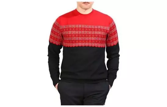 Свитер мужской красный Dior, красный