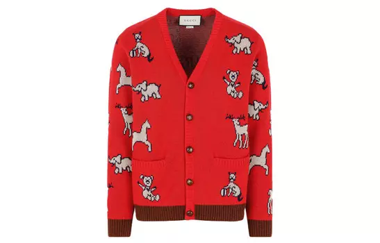 Свитер мужской красный Gucci, красный