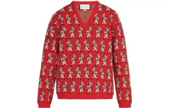 Свитер мужской красный Gucci, красный