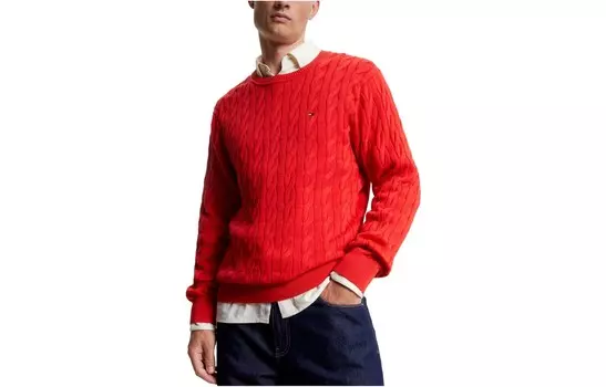 Свитер мужской красный Tommy Hilfiger, красный