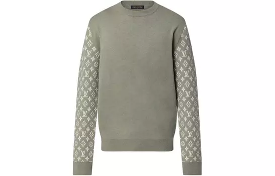 Свитер мужской Louis Vuitton, зеленый
