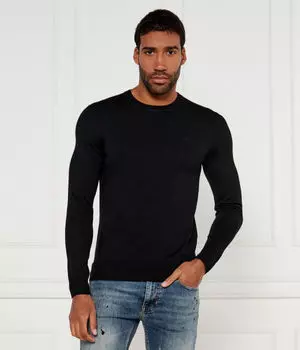 Свитер мужской Michael Kors из мериносовой шерсти, черный