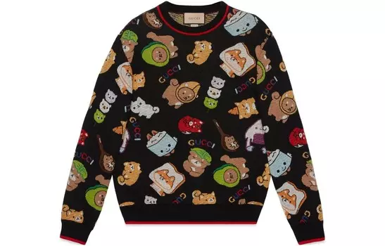 Свитер мужской многоцветный Gucci, цвет Multicolor