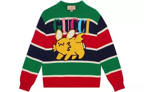 Свитер мужской многоцветный Gucci, цвет Multicolor