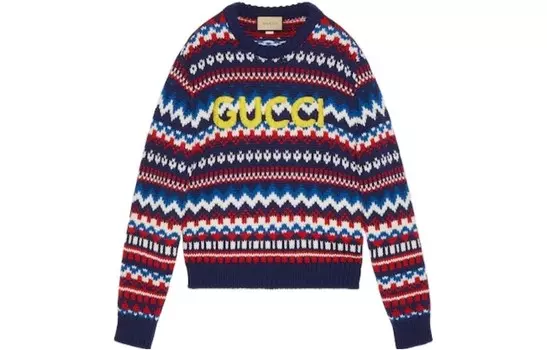Свитер мужской многоцветный Gucci, цвет Multicolor