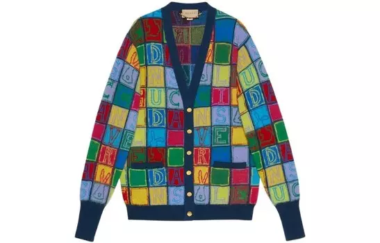 Свитер мужской многоцветный Gucci, цвет Multicolor