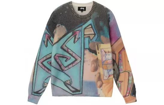 Свитер мужской многоцветный Stussy, цвет Multicolor